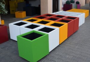 donice duże z włókna szklanego